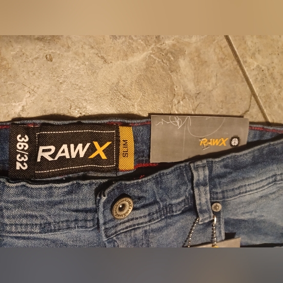 NWT Mens Raw X 718 Slim Stretch Jeans 36x32 - Picture 4 of 6